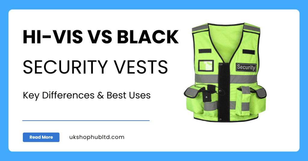 Hi-Vis vs. Black Security Vests_ Key Differences & Best Uses
