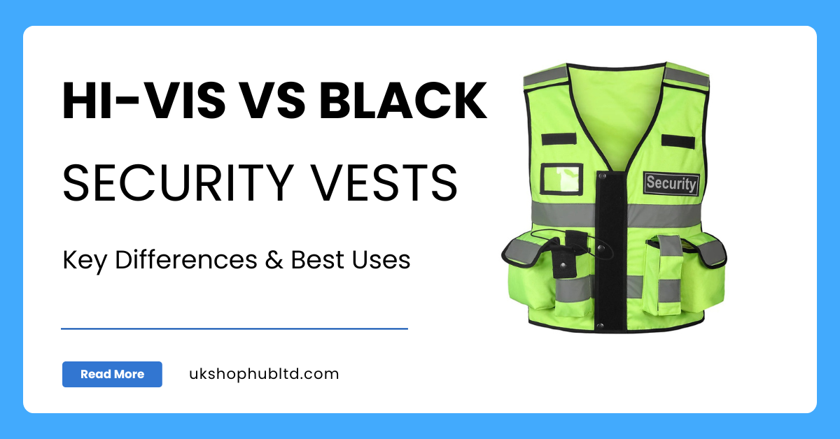Hi-Vis vs. Black Security Vests_ Key Differences & Best Uses