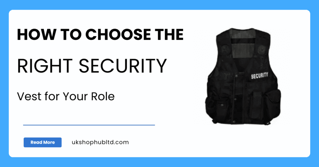 How to Choose the Right Security Vest for Your Role