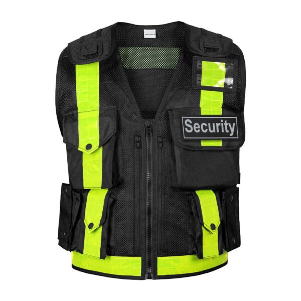 Hi Viz Dog Handler Vest with reflective strips for visibility and comfort during training – UK Shop Hub.