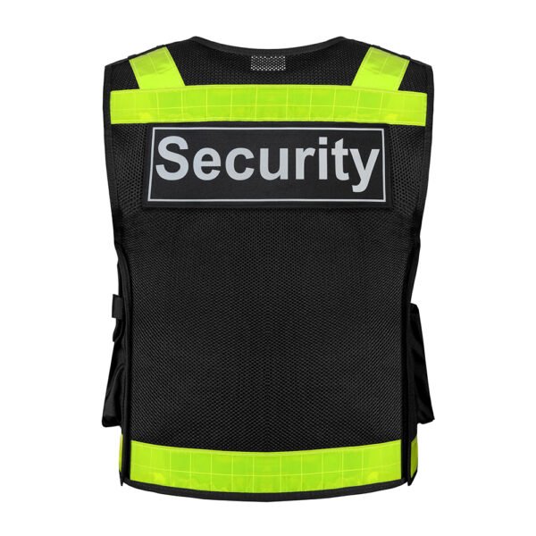 Hi Viz Dog Handler Vest with reflective strips for visibility and comfort during training – UK Shop Hub.