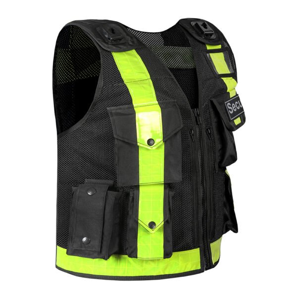 Hi Viz Dog Handler Vest with reflective strips for visibility and comfort during training – UK Shop Hub.