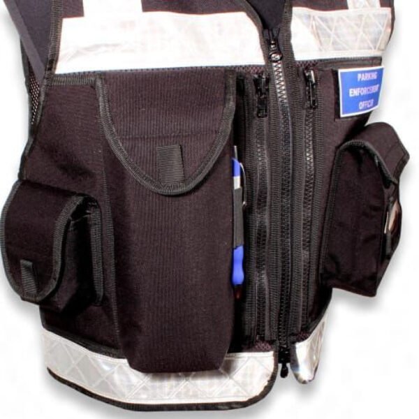 Black Civil Enforcement Parking Vest. UK Shop Hub.