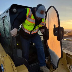 Green security vest with 3M hi-vis tape and multi-pockets for maximum safety and convenience – UK Shop Hub.