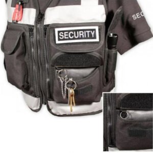 Black 5-pocket utility vest. UK Shop Hub.