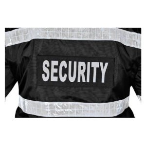 Men's 2-in-1 Oxford security black Dorman vest for maximum comfort and visibility – UK Shop Hub.