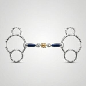 Universal Blue Sweet Iron Wiht Roller Mouthpiece Horse Bit All Size