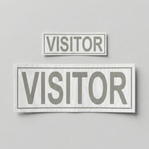 Visitor White Badge