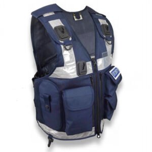 Protective Security Navy One Size Fits All Utility Tactical Vest, Police Vest
